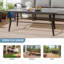 Table basse d'extérieur en métal Bella
