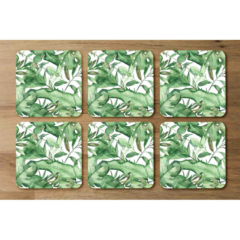 Abimelec Square 6 Piece Coaster Set