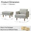 Fauteuil avec repose-pieds l 35 po Miller-132042555