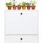 Hideaway Space-Saving Wall-Mounted Floating Desk with Storage-1534359551