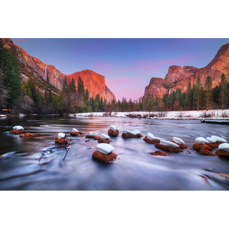 Yosemite Valley - Wrapped Canvas Print, 51cm H x 76cm W x 3.8cm D
