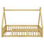 Tent-Shaped Teepee Bed With Safety Rails-731466962