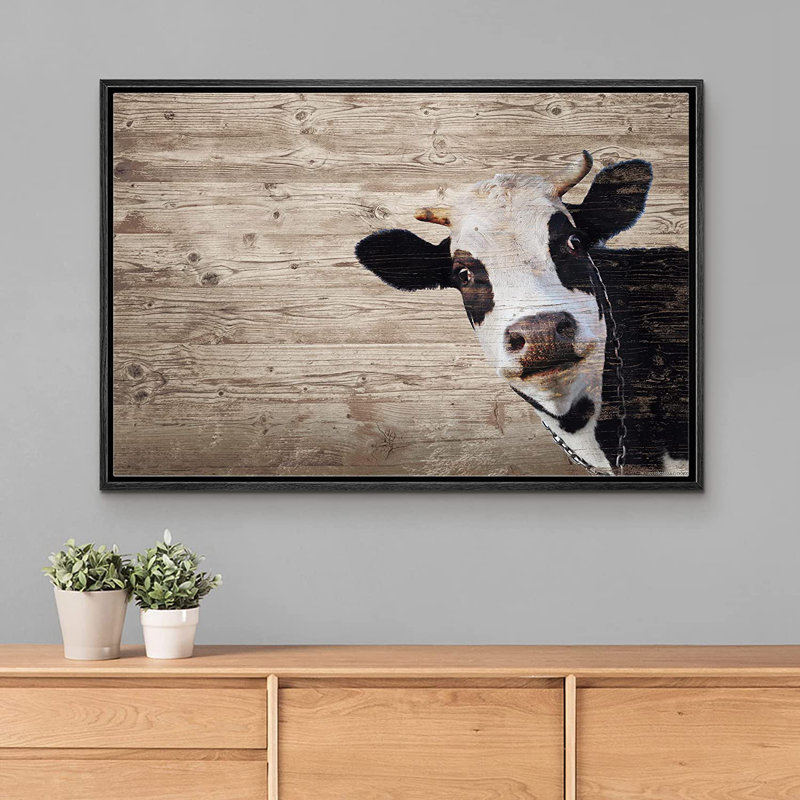 Impression sur toile encadrée en bois, H 24 po x l 36 po, Noir