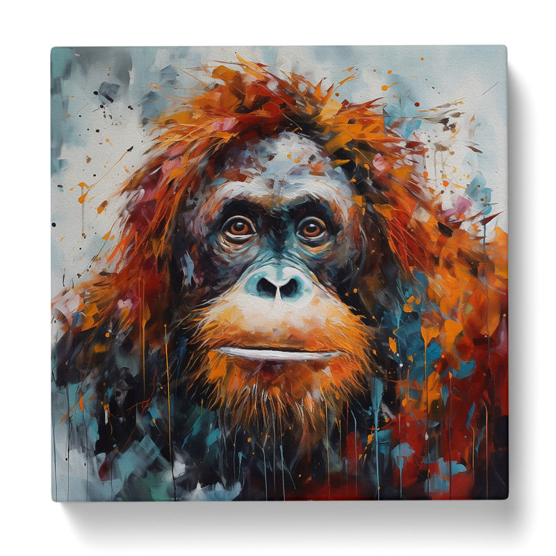 Modern Wall Art - Wrapped Canvas, 35cm H x 35cm W x 3cm D