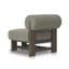 Chaise de patio en teck avec coussins Cherina Klaudie-594861184-594861187