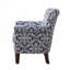 Chaise rembourrée en rayonne avec 4 pieds-2122657415