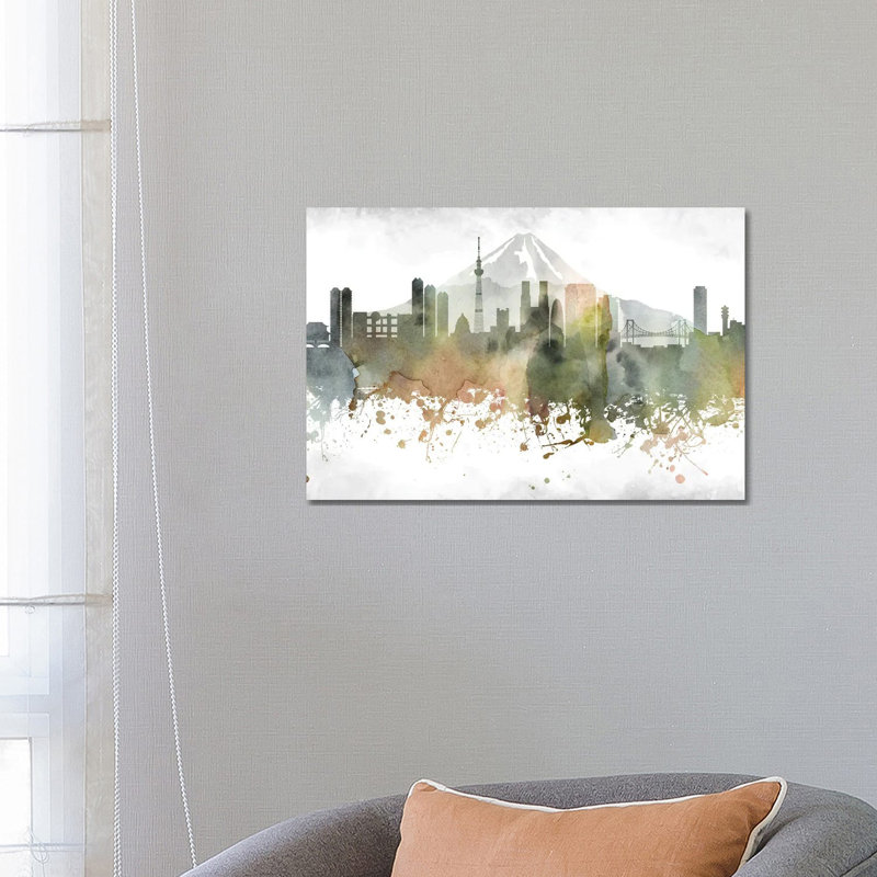 Horizon de Tokyo, H 18 po x l 26 po x P 1,5 po