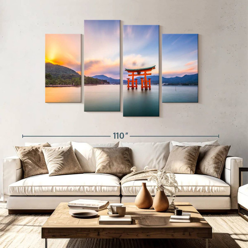 Lilie Torii Gate Hiroshima, 54'' H x 84'' W