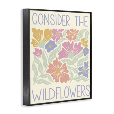 «Keep The Wildflowers», art de la giclée encadrée par Taylor Shannon Designs