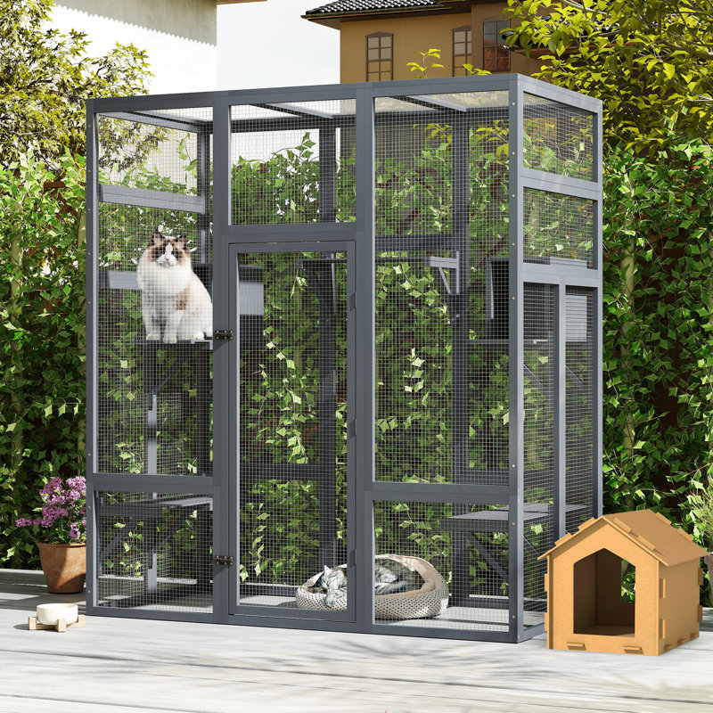 Cat Cage, Grey