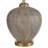 Sienna Textured Table Lamp - Stonewashed Sage & Tan Sandstone - White Shade