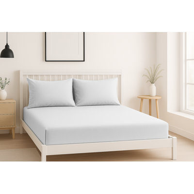 100% Cotton Machine Woven Fitted Sheet