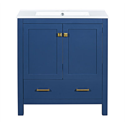 Meuble-lavabo moderne avec lavabo simple