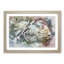 Wild Rhino in Abstract - Framed Print-55612073-55612075