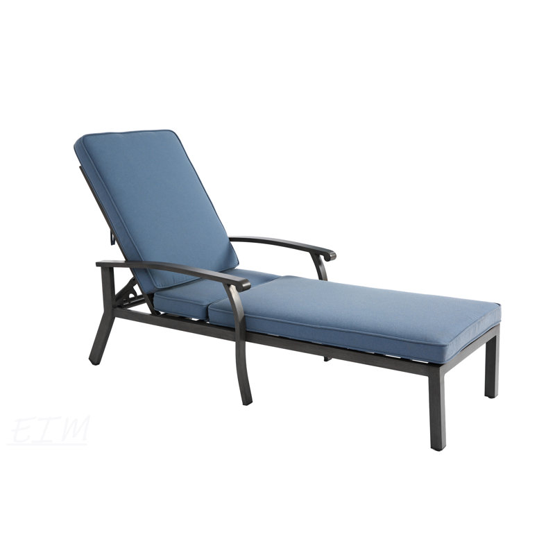 Méridienne en aluminium coulé, Bleu