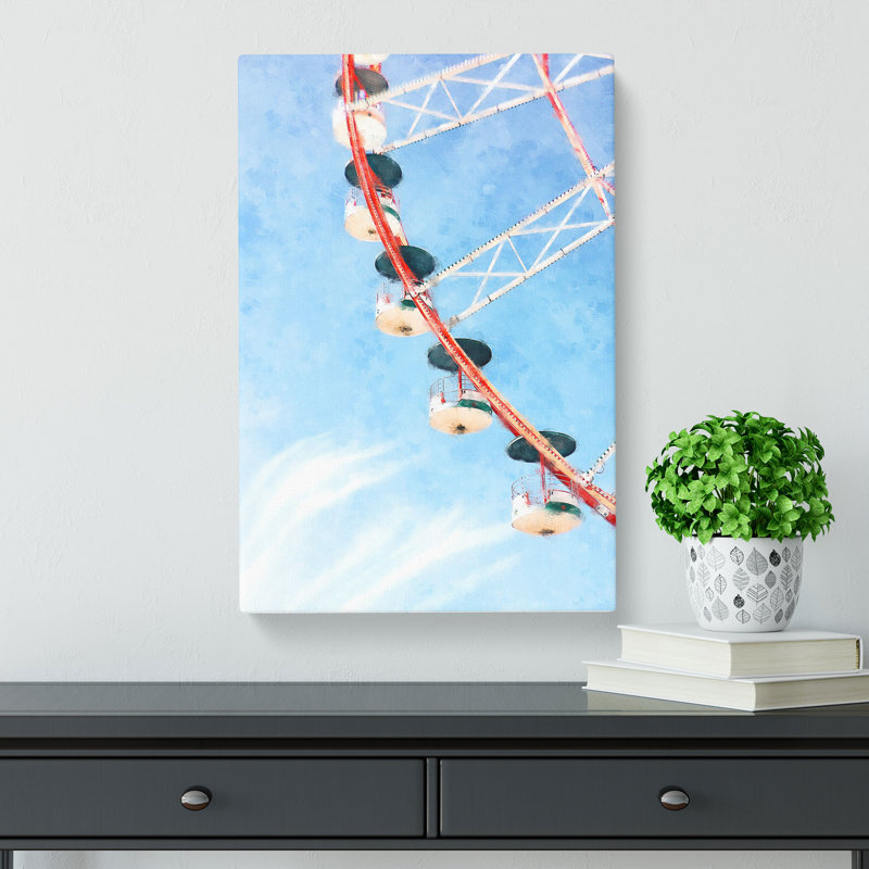 Ferris Wheel - Wrapped Canvas, 91cm H x 60cm W x 3cm D
