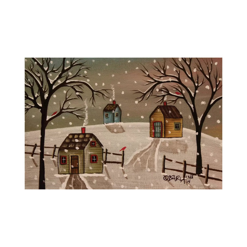 Light Snow by Karla Gerard - Wrapped Canvas Print