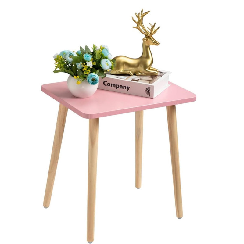 Lekisha Nesting Tables, Natural, Pink