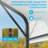 19.46 ft. W x 19.13 ft. D Heavy Duty Metal Frame Carport with Solar Lamp, Outdoor Garage Car Shelter with Powder-Coated Steel Roof & Fabric Sidewall-122419546