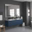 Miroir de salle de bain 48 pouces à DEL avec façade et rétroéclairage, miroir de meuble-lavabo mural avec cadre en aluminium, anti-buée, mémoire, gradation continue-1743213791