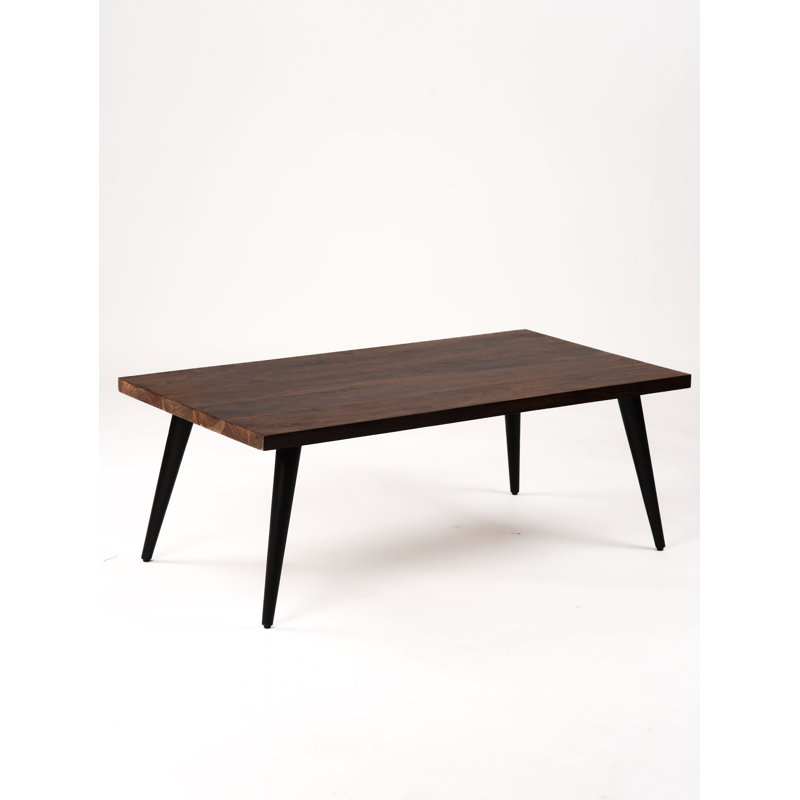 Table de bout Juden, Noir naturel, H 30 po x l 36 po x P 70 po