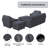 Reata HDPE 5-Piece Outdoor Conversation Sets Group Seating Patio Furniture Covers