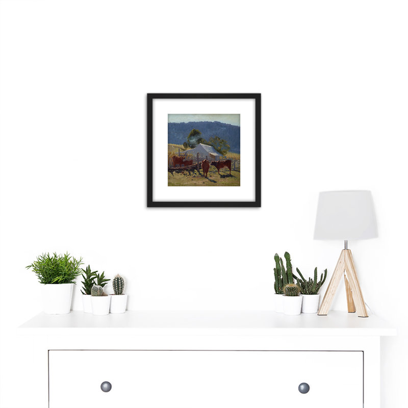 Milking Time Araluen Valley by Elioth Gruner - Single Picture Frame Painting