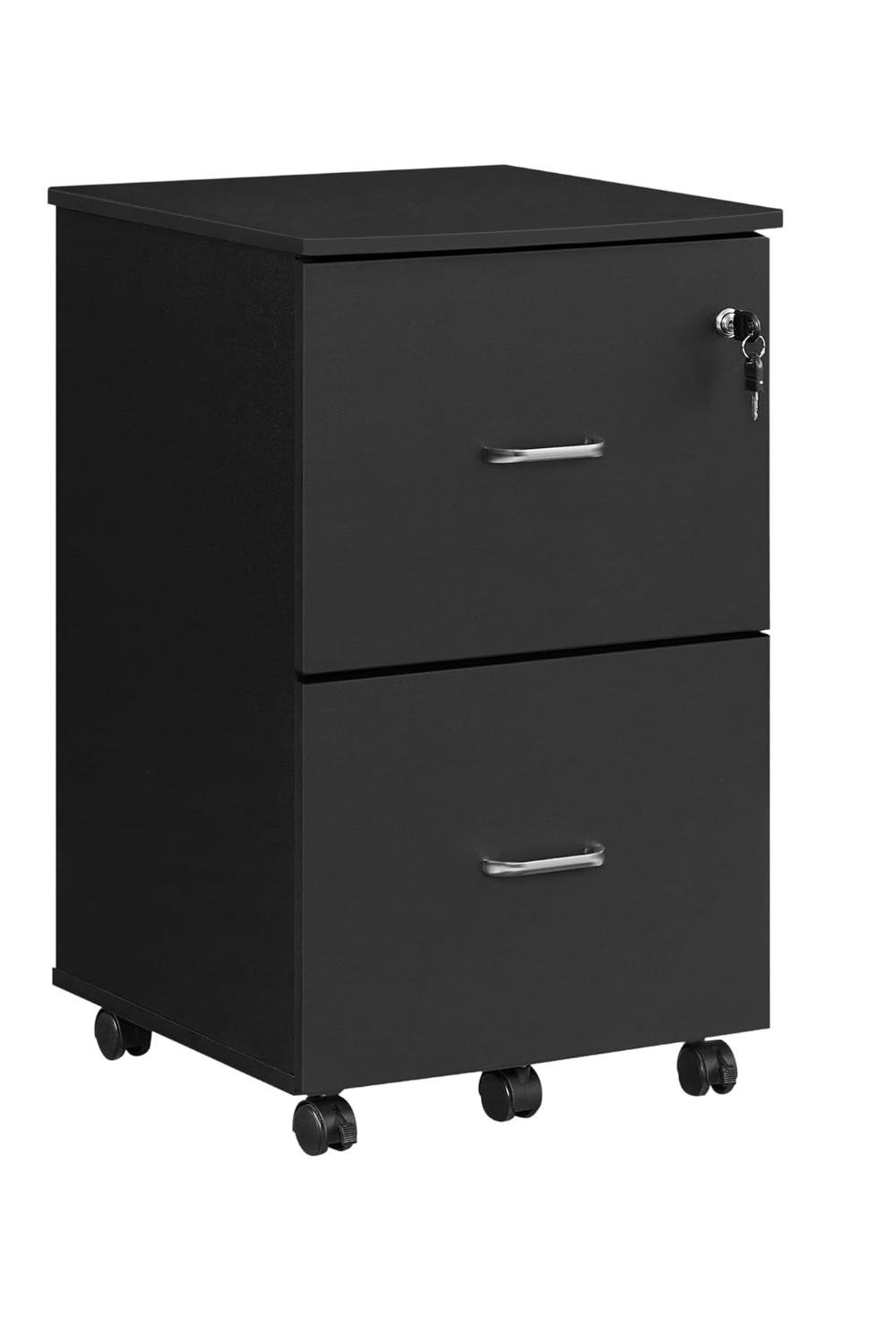 Inbox Zero 2Drawer File Locking Wood Filing For A4