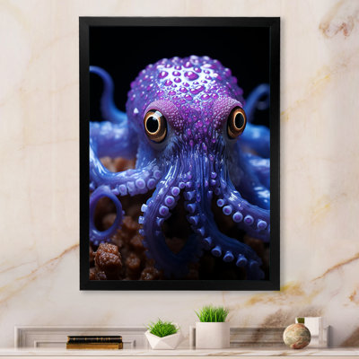 Purple Squid Enigmatic Cephalopod - Octopus/Squid Canvas Prints