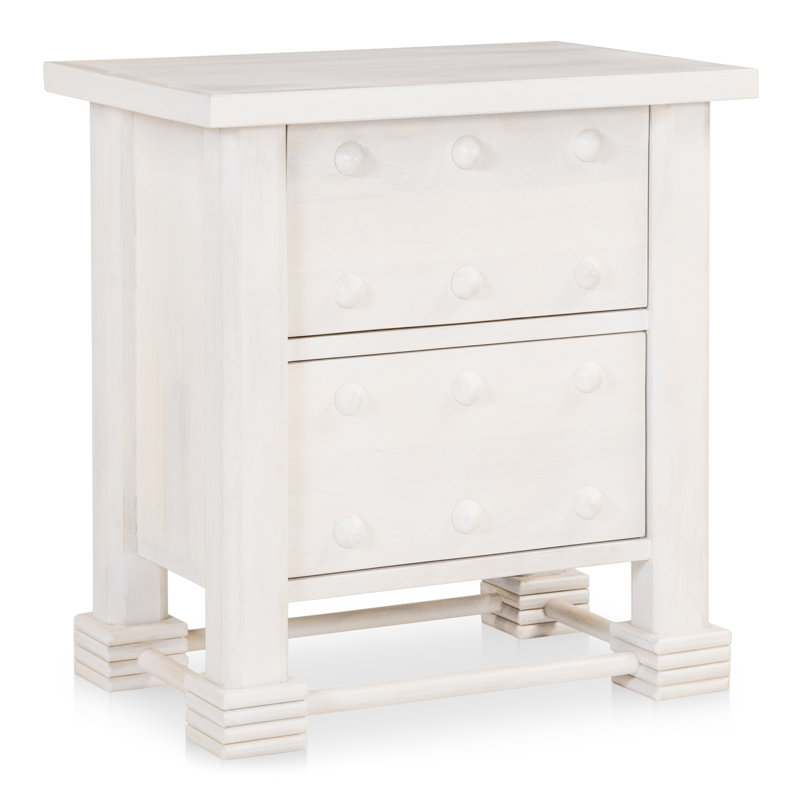 Clement Nightstand Whitewashed