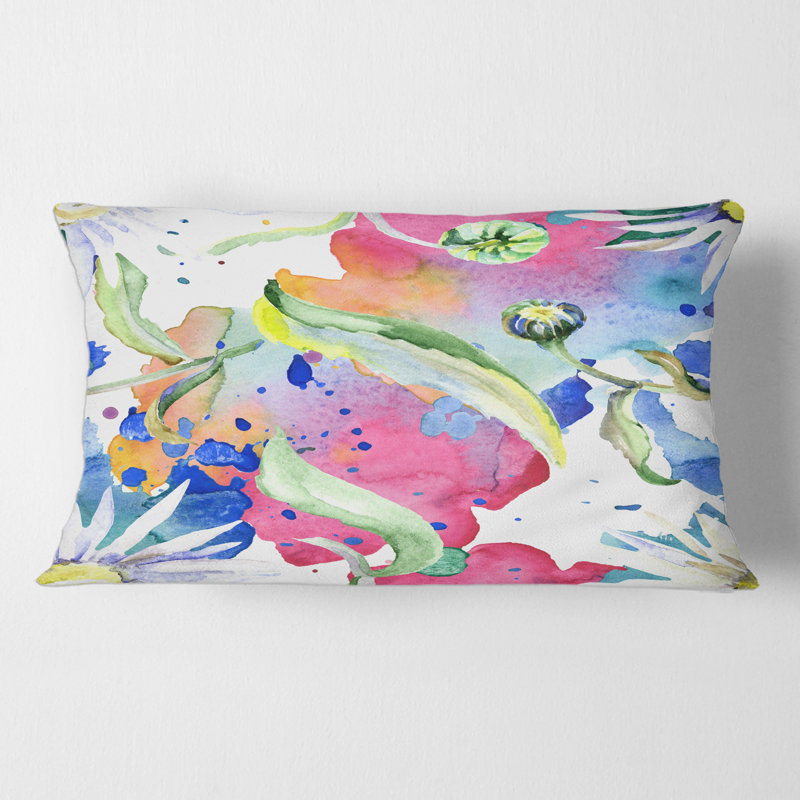 Floral Throw Pillow