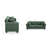 Linen Blend Upholstered Standard Sofa with Toss Pillows -1106243807