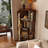 Nut-brown Solid Wood+Tempered Glass Display Cases