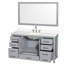 Sheffield 60" Freestanding Single Bathroom Vanity with Quartz Top with 58" Mirror-388518103-388518102-388558724