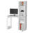 Computer Desk With 4-Tier Bookcase And 1-Door Cabinet-1907498610