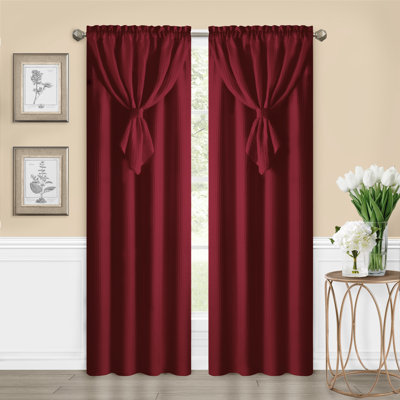 Bisrat Semi Sheer Curtain Single Panel