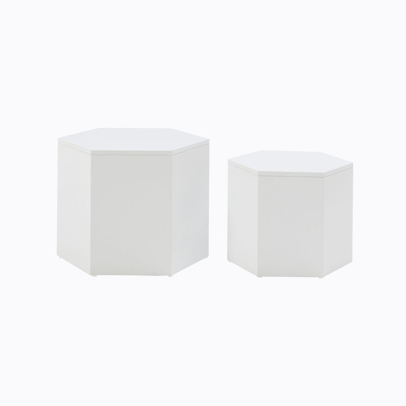 Mandalyn Nesting Tables, White