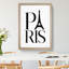 Paris - Picture Frame Typography-62808628-62808629
