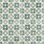 Carreau de porcelaine satiné à motif Phlox 8 "x 8"