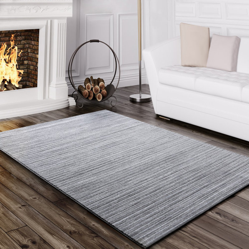 Defelice Striped Flatweave Area Rug, Rectangular 120 x 170cm
