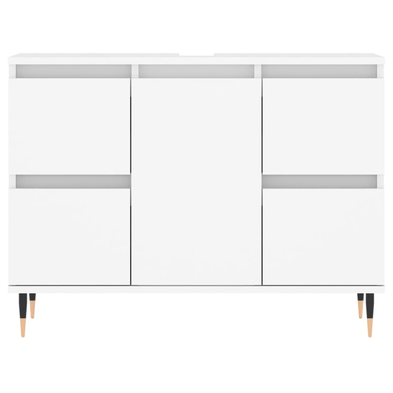 Markaila Floor Mounted Bathroom Cabinet, White