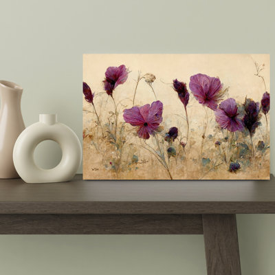 «Soft mauve doux», paysage délicat, paysage de rêve délicat, art mural