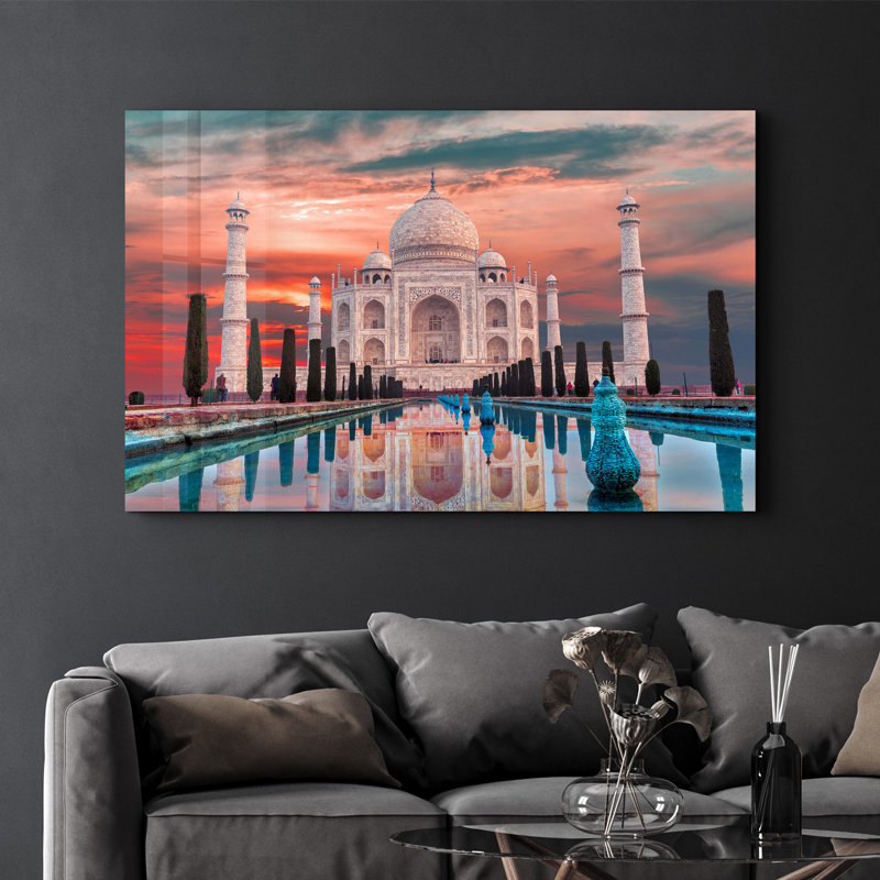 Peinture décorative en verre trempé