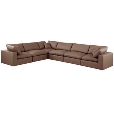 Homere Upholstered L-Shaped Sectional Reversible