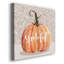 «Grateful Pumpkin» - Toile tendue avec châssis de qualité supérieure - prête à être accrochée