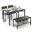 Tamajah 4-Person Dining Table Set with 2 Chairs and Storage Bench for Small Spaces-1164342133