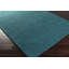 Tapis bleu sarcelle en laine tissé à la main Americus-24108703