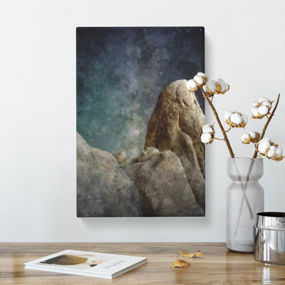 Rock Formation In California - Wrapped Canvas