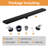 Shower Drain, Linear Shower Drain 32 Inch