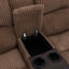Mitrita 2 Seater Rise Recliner Upholstered Loveseat Sofa with Drinks Console-1409085012-1409085013
